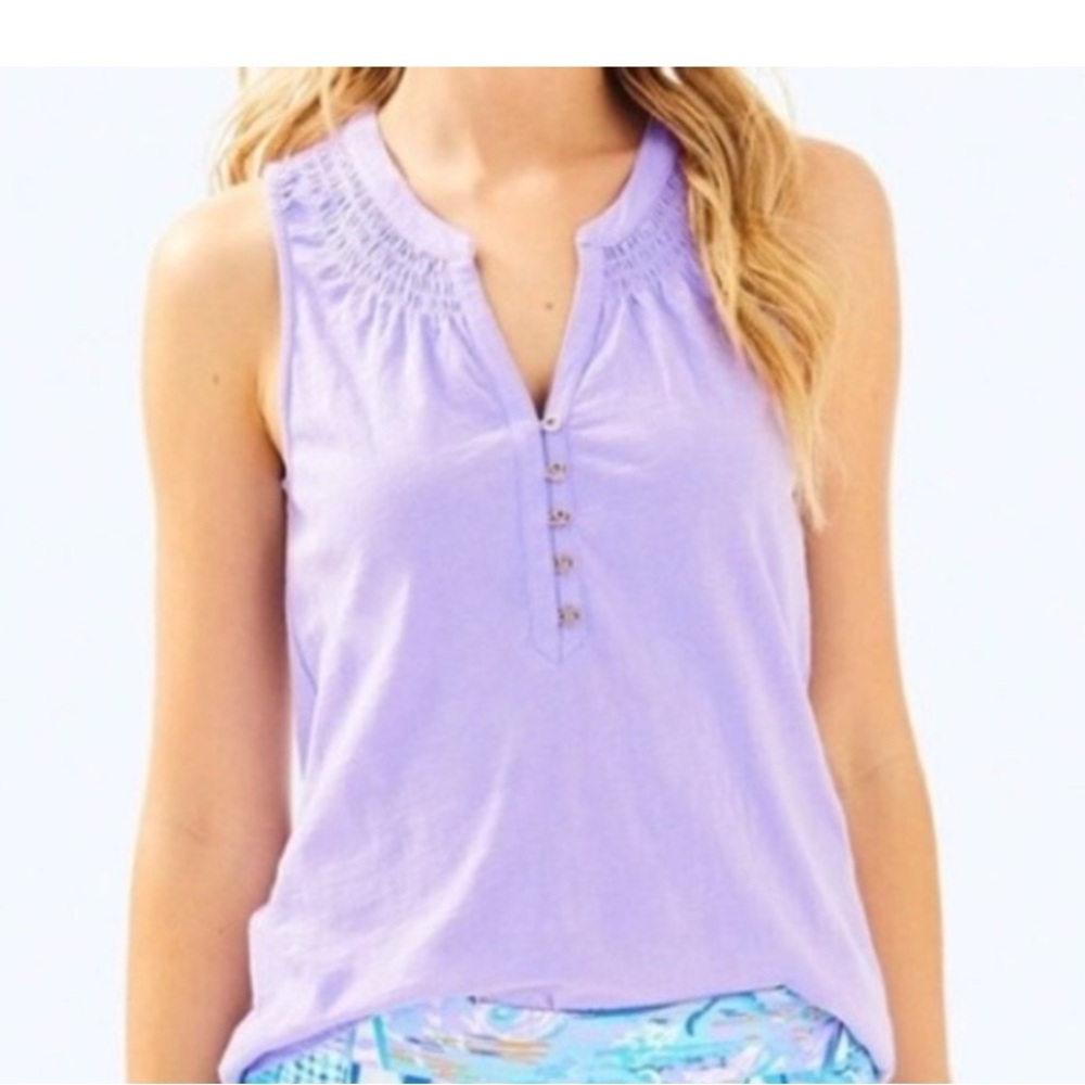 Lilly Pulitzer Lavender Sleeveless Top